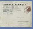 767 Brief  Met Vermelding FACTUUR Met Cirkelstempel ROESELARE Met Hoofding "AGENCE RENAULT / ROESELARE" (VK) - 1948 Export