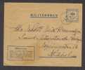 Sweden Militärbrev PKP 354 1939 Cancel Cover From Militärbefalet (2 Scans) - Military