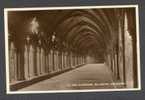 United Kingdom PPC England Wiltshire The Cloisters Salisbury Cathedral Real Photo - Salisbury