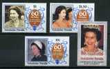 NUKULAELAE-TUVALU  1986 Queen Elizabeth 60° Birthday Cpl Set Of 4    Absolutely Perfect MNH ** - Tuvalu