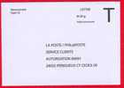 Enveloppe Réponse T LA POSTE PHILA@POSTE (2517) - Cards/T Return Covers