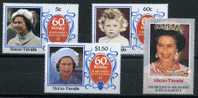 NIUTAU-TUVALU  1986 Queen Elizabeth 60° Birthday Cpl Set Of 4    Absolutely Perfect MNH ** - Tuvalu (fr. Elliceinseln)