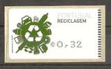 D - PORTUGAL ATM AFINSA 47 - TAXA 0,32€, MNH - Timbres De Distributeurs [ATM]