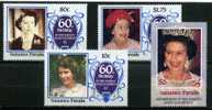 NANUMEA-TUVALU  1986 Queen Elizabeth 60° Birthday Cpl Set Of 4    Absolutely Perfect MNH ** - Tuvalu (fr. Elliceinseln)