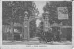 PARIS 17 Arrondissement Parc Jardin Monceau En 1905 Rare Grille Fer Forgée Monumentale Belle Automobile - Paris (17)