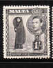 Malta 1938-43 King George Woman In Faldetta 1sh Used - Malta (...-1964)