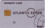 CARTE A PUCE TEST ATLANTIC ZEISER PAYMENT CARD  RARE - Beurskaarten