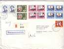 PGL 3042 - SWITZERLAND REGISTERED LETTER TO ITALY 1963 - Lettres & Documents