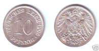 Germany 10 Pfennig 1905 A - 10 Pfennig