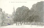 62. GUINES.   PLACE DES TILLEULS ET L'EGLISE.   ANIMATION. ENFANTS. - Guines