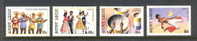 St. Lucia Scott # 862 - 865 Complete MNH VF Music Dancing Tourism..............................G83 - St.Lucie (1979-...)