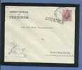 479 Op Rouwbrief Van "Gemeentebestuur Van CRAINHEM" Met Stempel BRUSSEL Met Naamstempel (Griffe) SAVENTHEM (VK) - Linear Postmarks