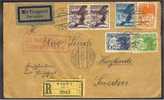 AUSTRIA, NICE AIRPOST COVER 1930 TO SWEDEN, FRANKING WITH SEVERAL BETTER AIRPOSTSTAMPS - Lettres & Documents