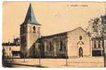 17 - SAUJON  -  L´ Eglise  - Carte Vernie Couleur - Saujon