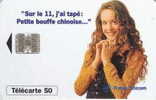 # France 643 F661 LE 11 BOUFFE 50u Sc7 06.96 Tres Bon Etat - 1996