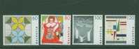 CH1435 Oeuvres De Femmes Suisses Kunz Cantatrice Goergens Corbaz Oppenheim Taeuber Arp 1435 à 1438 Suisse 1993 Neuf ** - Unused Stamps