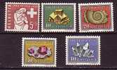 PGL - SWITZERLAND Yv N°606/10 ** - Unused Stamps