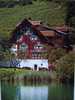 SUISSE-Grafenstädtchen Werdenberg Bei Buchs- Das Drachenhaus-maison-chalet - Buchs