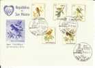 San Marino, 1972: Fauna Avicola. Busta Primo Giorno Emissione (FDC) - Uccelli - Sparrows