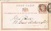 Entero Postal LONDON 1877. A Portland - Storia Postale