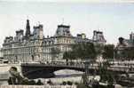 75-PARIS- Le Marché Aux Fleurs Sur Les Quais De Seine-à Coté Hotel De Vile *-carte Publicitaireau Bon Marché - La Seine Et Ses Bords