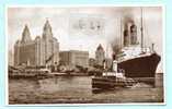 - LIVERPOOL. - LANDING . STAGE. - POST-CARD - Photo BROWN. - Tbé - Scan Verso - - Liverpool