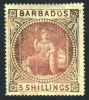 Barbados #43 (SG #64) Mint Hinged From 1873 W/APS Certificate - Barbades (...-1966)