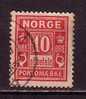 Q8105 - NORWAY NORVEGE Taxe Yv N°3 - Usados