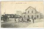 Carte Postale Ancienne Les Vallées (La Garenne Colombes) - La Gare - Chemin De Fer - La Garenne Colombes