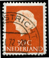 Pays : 384,02 (Pays-Bas : Juliana)  Yvert Et Tellier N° :   604 A (o)  Phosphorescent - Used Stamps