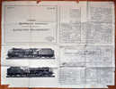 Notice Technique SNCF "Locomotives 240 - Tenders 26" Janvier 1938 - Other & Unclassified