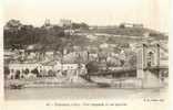 01/ TREVOUX / PONT SUSPENDU ET VUE GENERALE - Trévoux