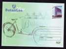 STATIONERY,BIKE,a Means For Botlle A Butangas 2003 - Entier Postaux  Romania. - Gas