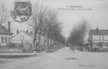 COURTENAY En 1908,Loiret,l´avenue De La Gare,collection J.D,cachet Convoyeur - - Courtenay