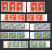 Jeunesse 1962 ++   5 X  Yv. 700 / 704**   , Cote 20 €  Fleurs Bloemen Flowers - Unused Stamps