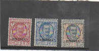 Eritrea 1926 King 3 Value Mint Hinged - Eritrea