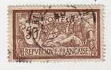 Nº 120c  50 C. Marrón Y Gris De 1900   , Variedad Sin Tinta De Fondo.- Centrado. - Used Stamps