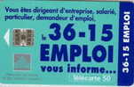 # France 691 F710 3615 EMPLOI 50u Sc7 12.96 Tres Bon Etat - 1996