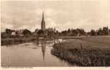 5160    Regno  Unito  Salisbury  Cathedral From The  River   NV - Salisbury