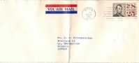 -BOSTON 1985 - AIRPORT - USA AIR MAIL COMMERCIAL COVER (3881) - Brieven En Documenten