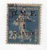 Cilicie Nº 92  1 P. S.25 C. Azul  De 1920,  Cachet.- . - Andere & Zonder Classificatie