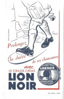 Buvard Lion Noir Cirage - L