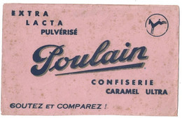 Buvard Poulain Confiserie Caramel - Cake & Candy