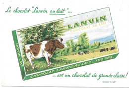 Buvard Chocolat Lanvin Au Lait - Chocolat