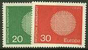 GERMANY  1970 EUROPA CEPT  MNH - 1970