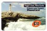 LIGHTHOUSE  ( Canada - 10$ Mint & Rare Card ) Phare Lighthouses Phares Leuchtturm Faro Farol Lanterna Vuurtoren Fyr - Faros