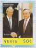 Northern Ireland Peace Pact Is Signed Between Prime Minister John Major And Albert Reynolds Dove, Peace, MNH, Nevis - West Indies