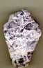 Fluorine  Violette ( Tarn) France  83 X 53mm état Brut - Mineralien