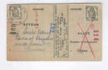 CANTONS DE L´EST - Carte Caisse De Retraite EUPEN 1947 - Cachet De La Commune Au Verso  --  NN963 - Postkantoorfolders