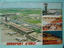 V4-94-val De Marne-orly-vue Aerienne Des Aerogares Sud - Ouest-tour De Controle-hall Et Facade De L'aerogare -multivues - Orly